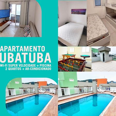 Apartamento Ubatuba Itagua - Ar - Wifi Εξωτερικό φωτογραφία